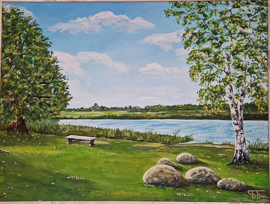 Берег Даугавы. Ливаны. Латвия