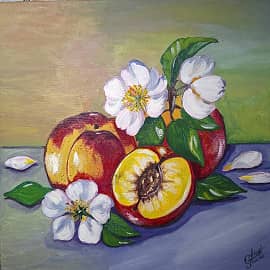 Сочные персики