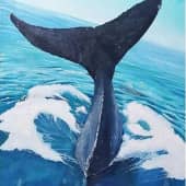 Китовий хвост, художник Екатерина