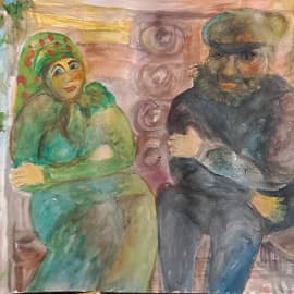 На завалинке