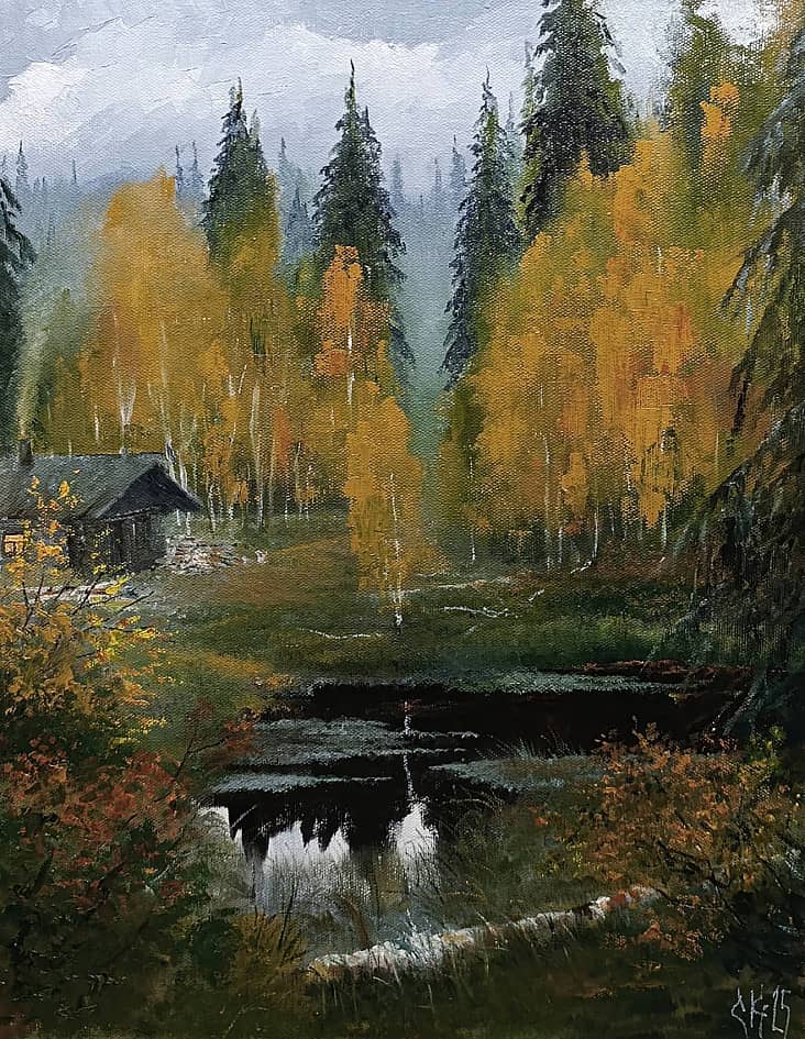 У лесной избушки...