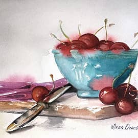 Натюрморт с ножом