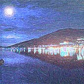 Ночные огни.