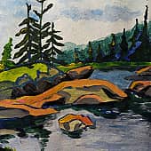 Свет на камнях