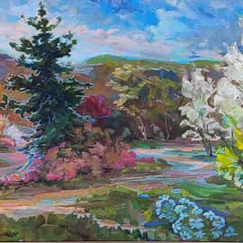 Ёлочка в горах. Кавказ. Пленэр с доработкой ZhNataly