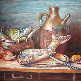 Рыбный улов.