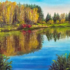 Озеро глубокое