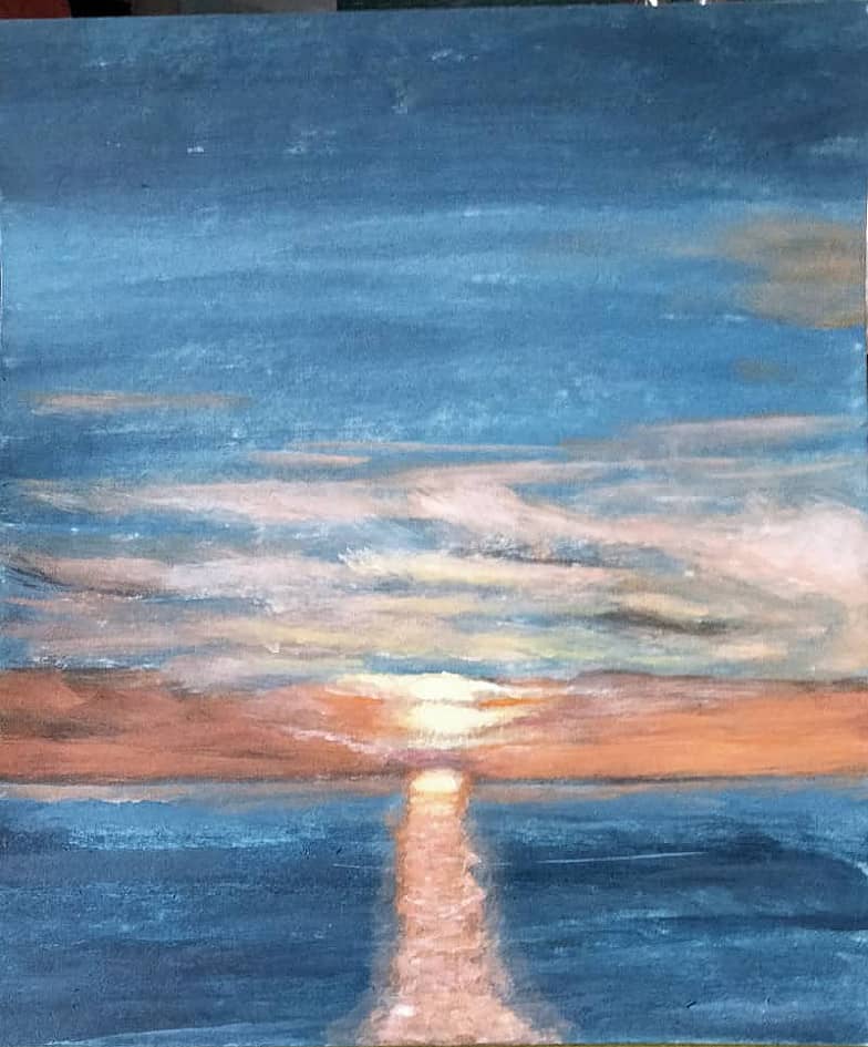 Поздний закат