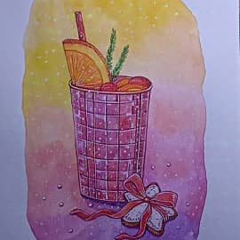 Десерт с печеньем