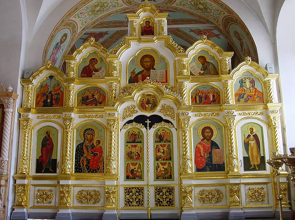 Иконостас Рождественской церкви в Митино второй предел