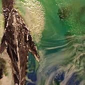 Полосатый кит (2), художник Евгения