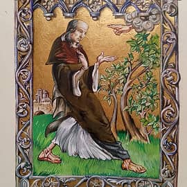 Иллюстрация к средневековой легенде "Вечность"