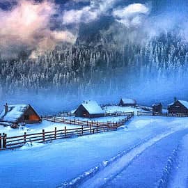 зимняя дорога