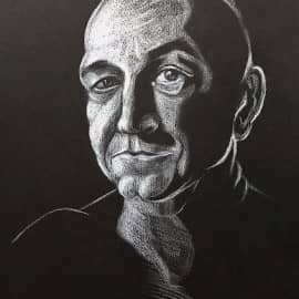 Мужской портрет. Скетч.