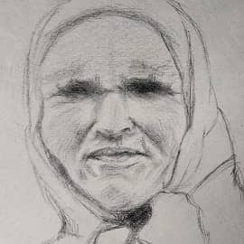 Анна Емельяновна. Моя бабушка ( в работе)