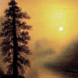 Картина "Пейзаж с куропаткой"