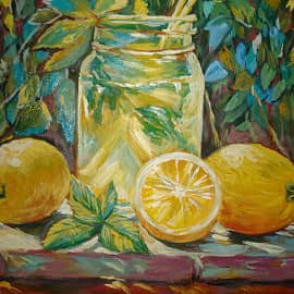 Напиток с лимоном.