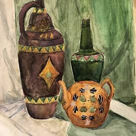 Натюрморт в зеленом