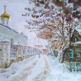 Зима в старом городе