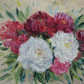 Букет пионов