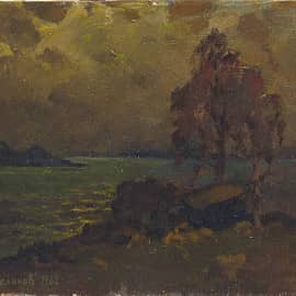 Картина «Хлебное поле» Холст, Масло 1979 г.