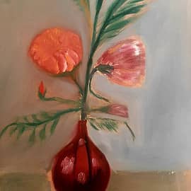 Утро в моей комнате.