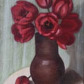 Тюльпаны в кувшине. (1), художник Наталия Иринина