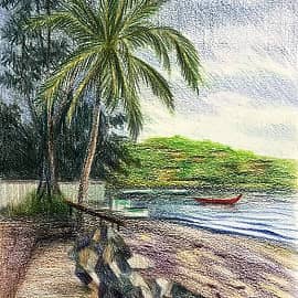 Пхукет. Бангтао. Скетч.