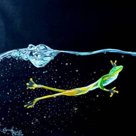 Лягушка на расслабоне