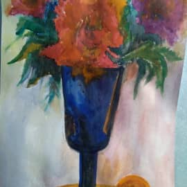 Синий бокал