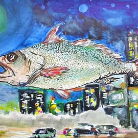 Полет над городом