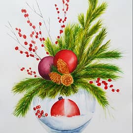 Новогодний букет