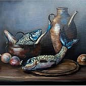 Натюрморт с рыбой