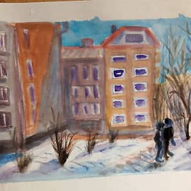 Во дворе март