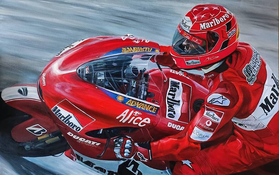 Шумахер на Ducati