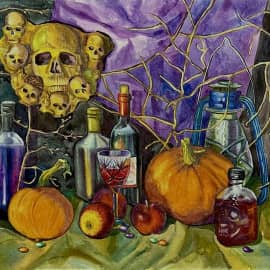 Натюрморт на Хэллоуин