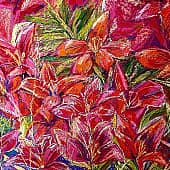 Лилии моего сада. Из серии " Райский сад" (1), художник Елена Наумова