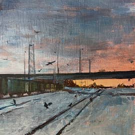 Рассвет. Холст 1