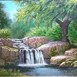 Солнечный водопад