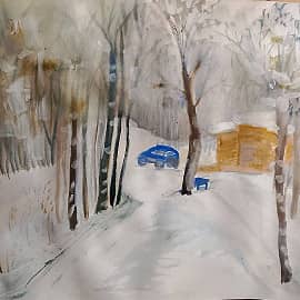 В лесу тихо