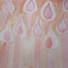 Красные свечи