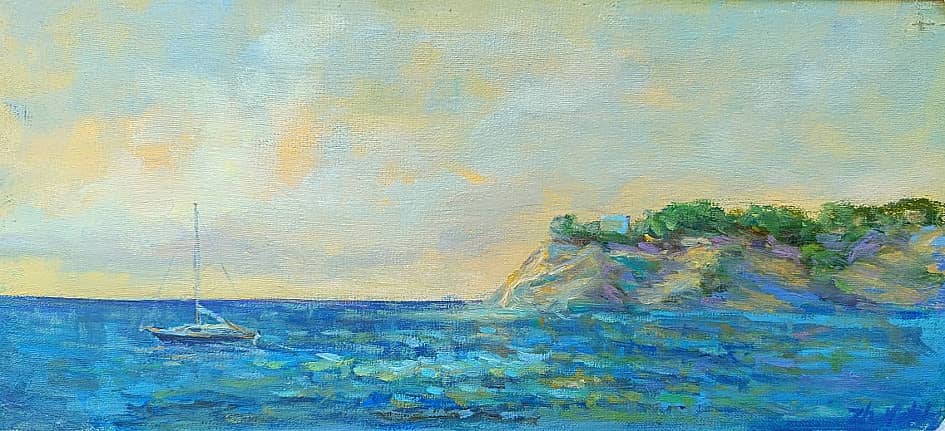 Мыс на Черном море. Пленэр ZhNataly