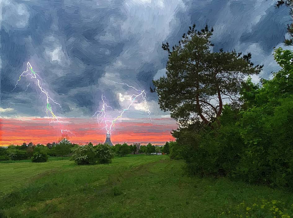 Летняя гроза.