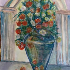 Розочки на окне