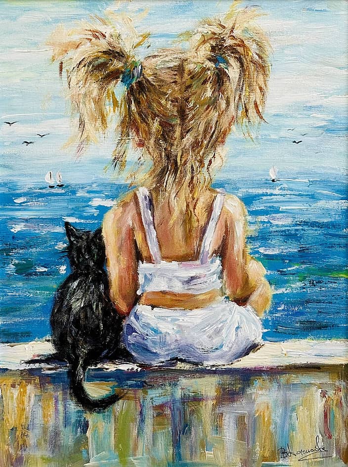 Девочка в Крыму