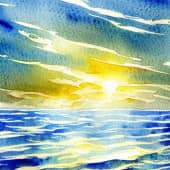 "Море, солнце и ромашки". (7), художник Ольга Пелевина