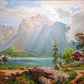 Горное озеро