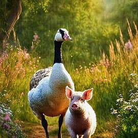 Гусь и свинья товарищи НС