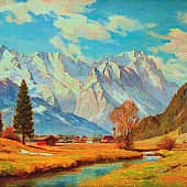 Горный пейзаж.