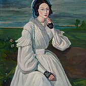 Портрет мадам Шармуа Копия картины Жана Батиста Камиля КОРО